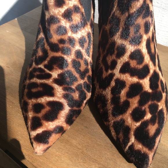 Diane von Furstenberg leopard booties - Picture 2 of 5